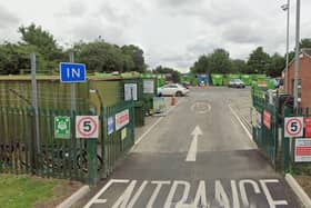 Recycling centres such as this one in Whittlesey will once again accept sofas and cushions after a short-lived ban