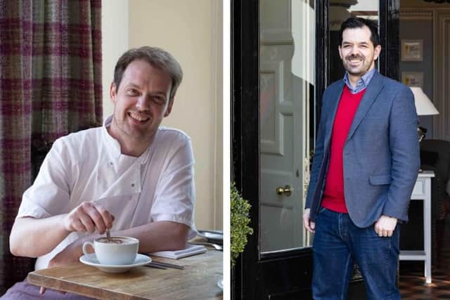 Head Chef, Liam Goodwill (on the left) and General Manager, Sergio Martinez Rios (on the right)