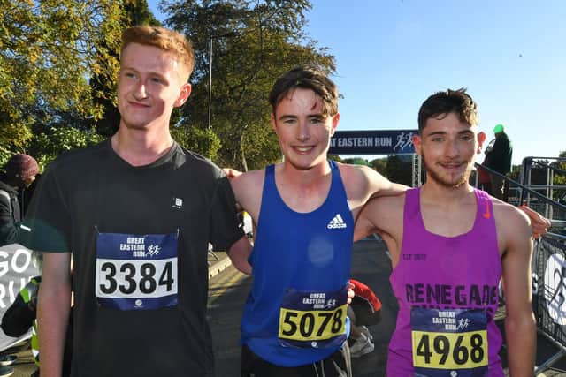 Thomas Preston (centre) and Brandon Ballard (left).