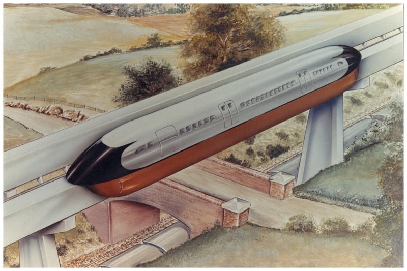 The Hovertrain was designed to give Britain high speed travel