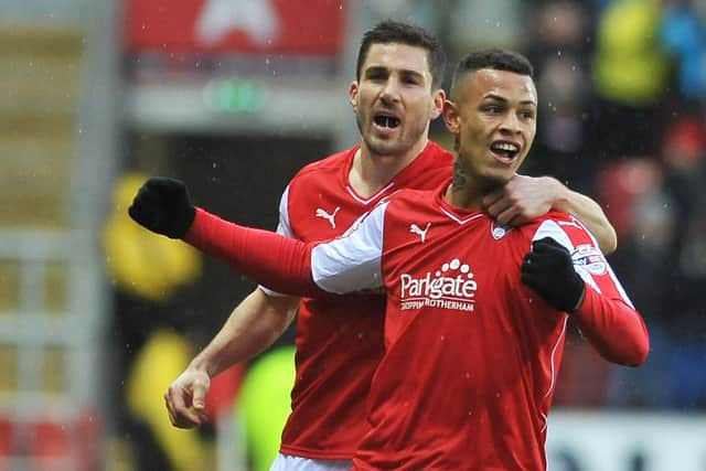 Jonson Clarke-Harris during his first spell at Rotherham. Photo Rotherham Advertiser