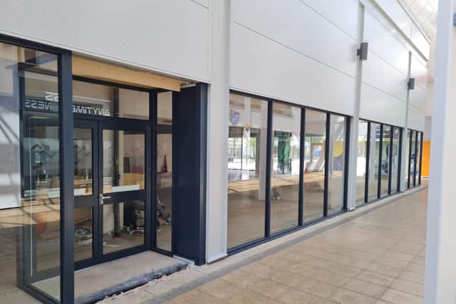 The location for the new Orton Sportsbar and Fanzone that will open in the Ortongate Shopping Centre in Peterborough in November
