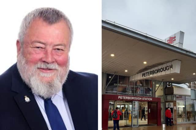 Councillor John Fox has said plans for Peterborough's new station quarter must be accessible for people with disabilities