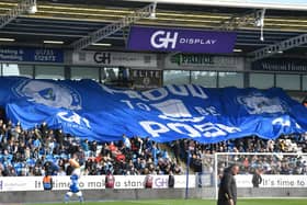 Posh fans in a packed out GH Display Stand. Photo David Lowndes.
