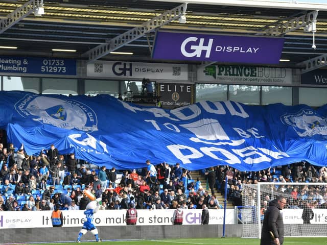 Posh fans in a packed out GH Display Stand. Photo David Lowndes.