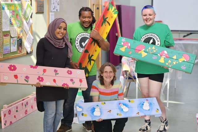 The team that have created the planters.