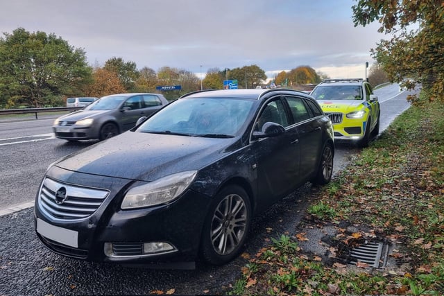 The driver of this vehicle had no insurance. The vehicle was previously seized earlier this month for the same offence. It was a different driver at the wheel this time, who was reported and the vehicle was seized. The driver received six points and a £300 fine.