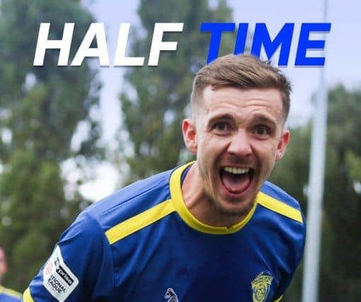 Two-goal Spalding United star Dan Jarvis. Photo Ruby Pindar.