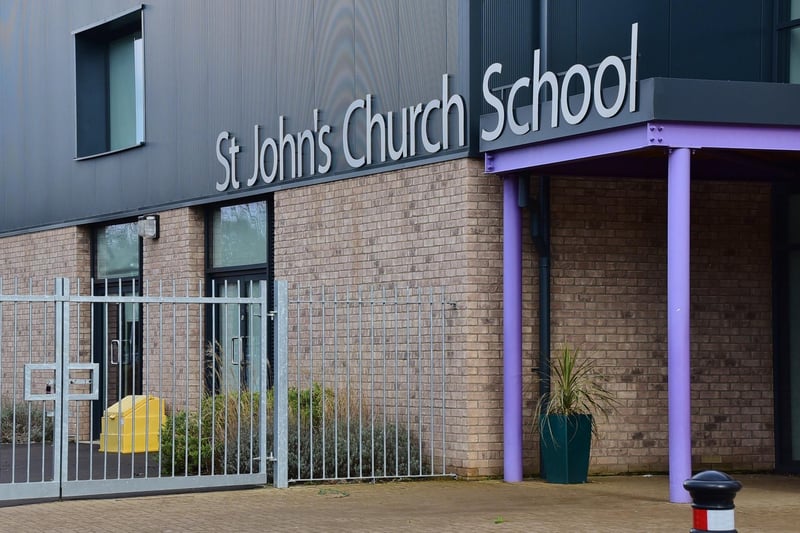 St John's  Church School: 92% of pupils reaching expected standard. Average score in reading: 109. Average score in maths: 106