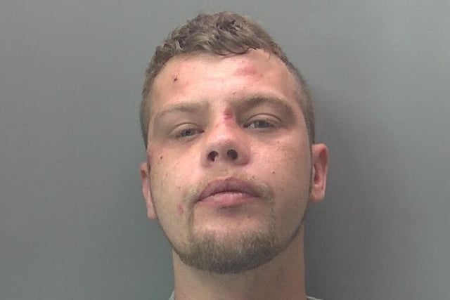Ricky Howley (32) of Greenham, Bretton, admitted inflicting grievous bodily harm without intent, assault by beating of an emergency worker, two counts of dangerous driving, two of failing to stop after a collision, driving without insurance, possession of cannabis, two counts of drug driving and failing to provide a specimen for analysis. He was jailed for two years and four months and disqualified from driving for two years and six months.