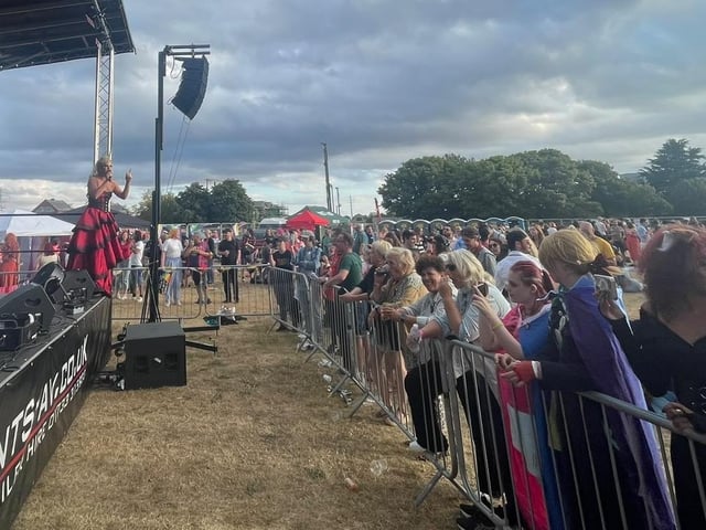 The main stage on the Embankment