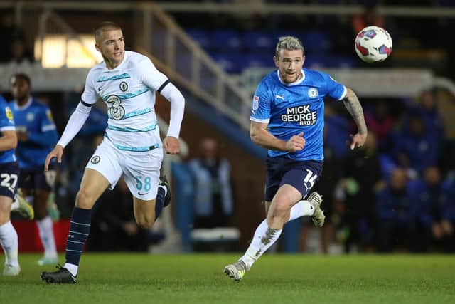 Jack Marriott in action for Posh. Photo Joe Dent/theposh.com