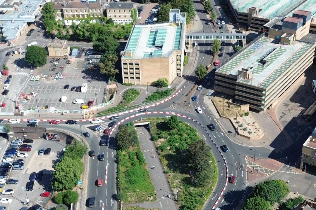ANSEHEN: Änderungen an der Verkehrsführung des Queensgate-Kreisverkehrs ...