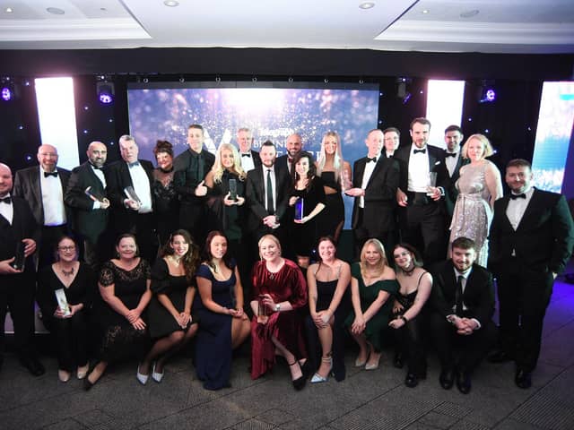  Peterborough Telegraph Business Excellence Awards 2023. The winners group