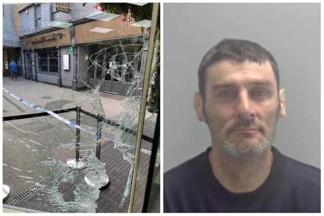 Wayne McKie and the broken window