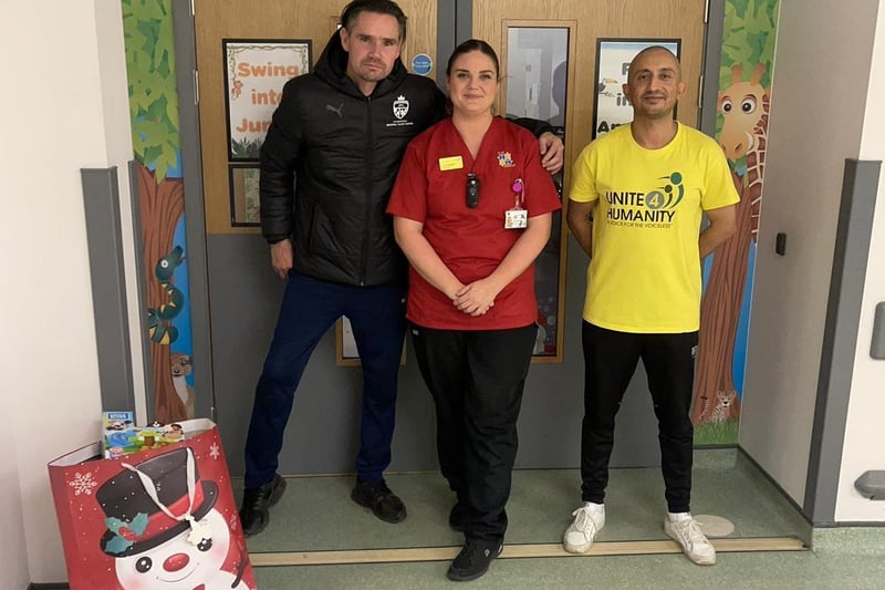 Some of the presents went to the Amazon Ward at Peterborough City Hospital