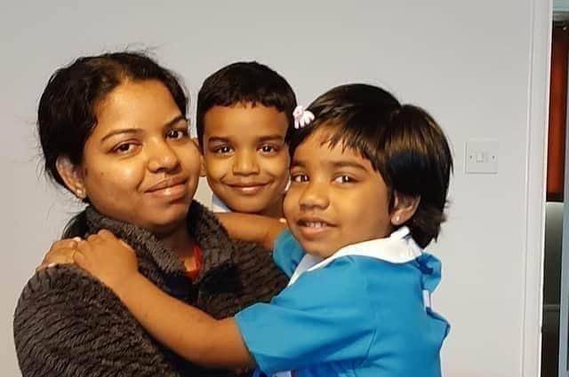 Anju and her children