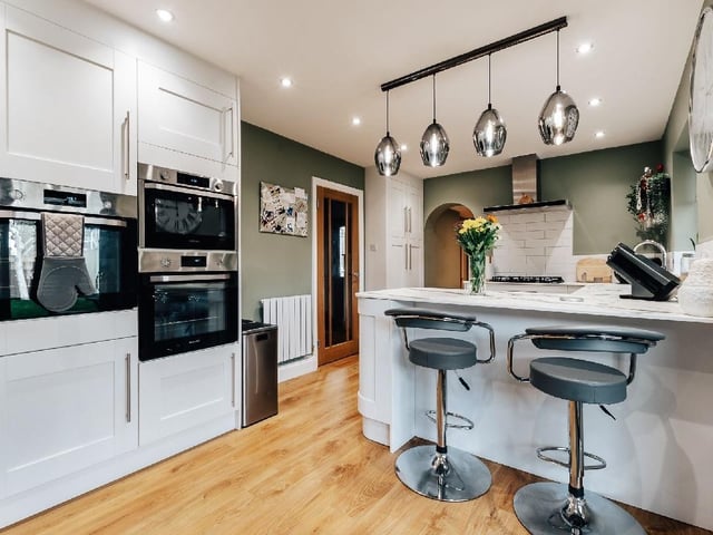Another view of the kitchen