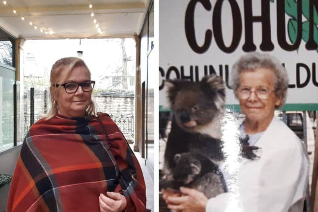 Kim Arden (left) said she is 'pleased' with the outcome of her grandmother Margaret Canham's (right) inquest
