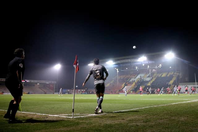 It's an all-ticket match when Posh visit Lincoln City. Photo by Alex Pantling/Getty Images.