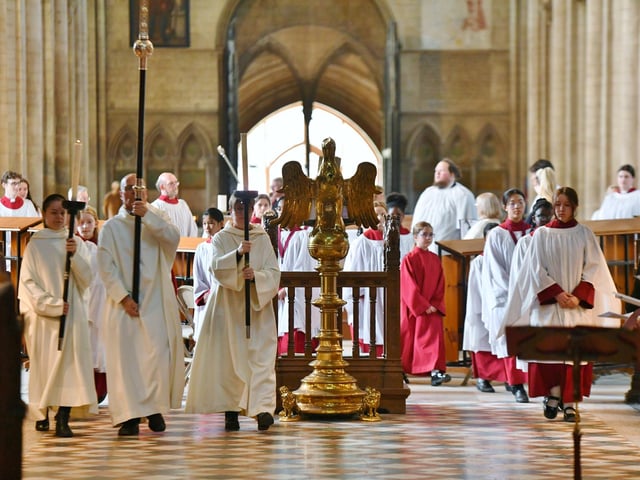 The traditional service takes place at the start of the Mayoral year