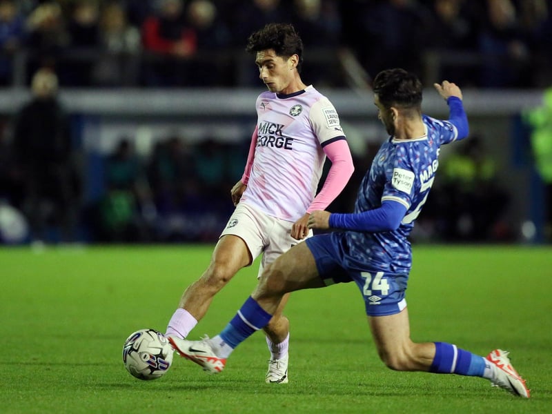 His performances are on repeat. He will find space easily, but will struggle to play through balls at the right pace or with the right accuracy and will shoot when poorly placed, even on his weaker foot. Neat little assist on the first Posh equaliser though - 5.5.