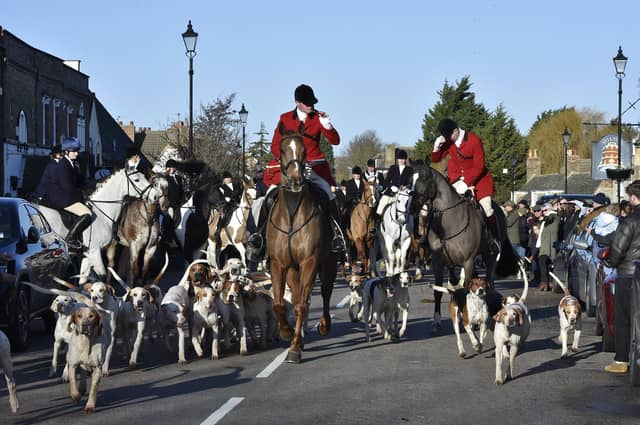 Fitzwilliam Hunt Boxing Day meet at Stilton