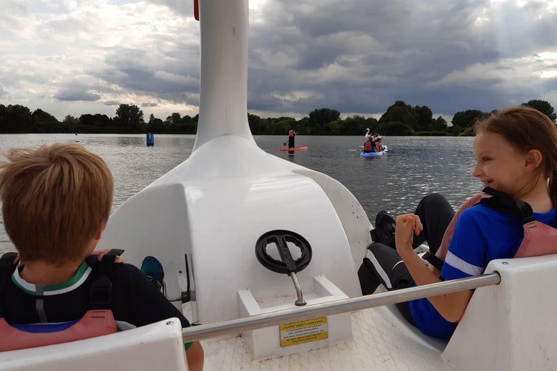 Pay & Play at the Watersports at Nene Outdoors: Open daily between 11am and 5pm, choose from dragon and swan pedalos, row boats, stand up paddle boards, kayaks and canoes.