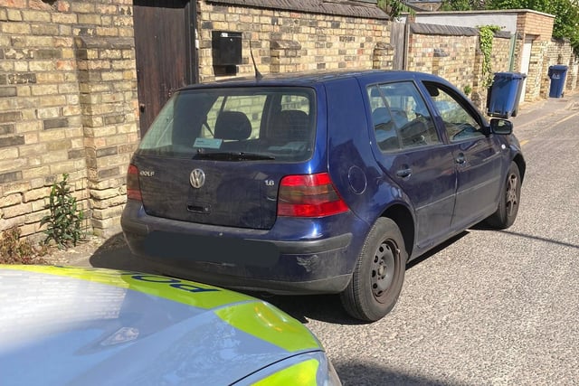 The driver of this vehicle had been previously stopped by officers two months ago for driving without a licence - and was subsequently banned from driving. Driver interviewed, reported and vehicle seized.