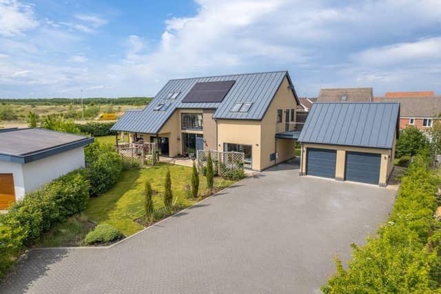 The current owners had the desire to incorporate masses of sunlight along with open plan living