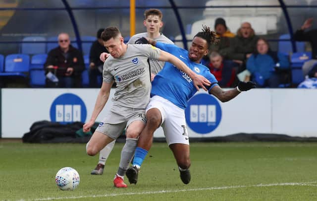 Ivan Toney is facing a lengthy ban over betting charges- including ones he committed during his time at Posh. Photo: Joe Dent.