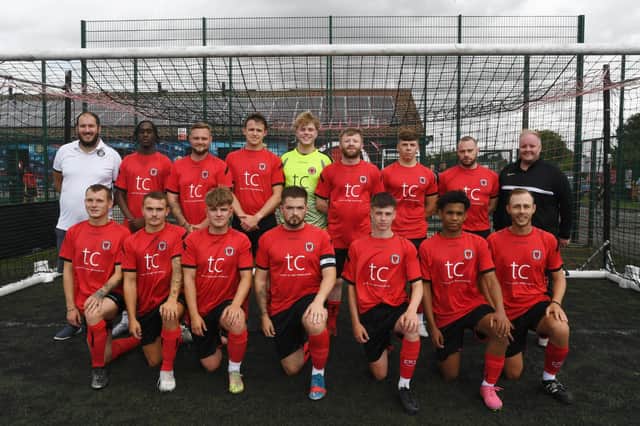 Netherton United FC before their opening game of the season in the Peterborough Premier Division. Photo: David Lowndes.