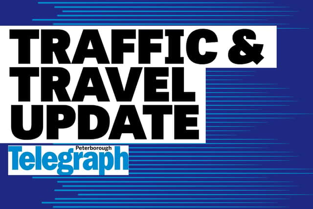 There have been long delays on the Fletton Parkway this morning as a result of the crash