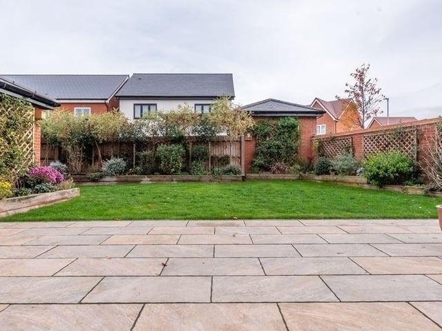A view of the rear garden