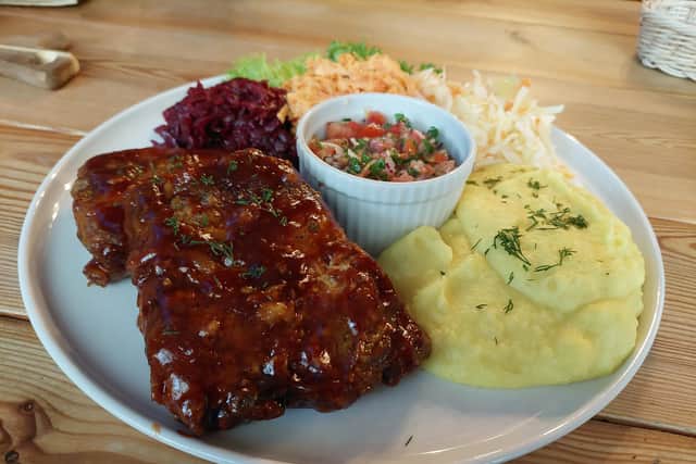 Brad Barnes dines at Kaimas, Lincoln Road, Peterborough