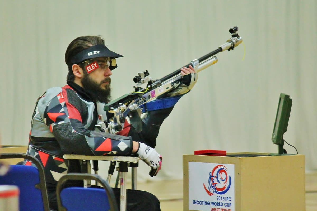 Patrick Scheuber Shooter seeks Paralympic gold.. 16 years after his first one!