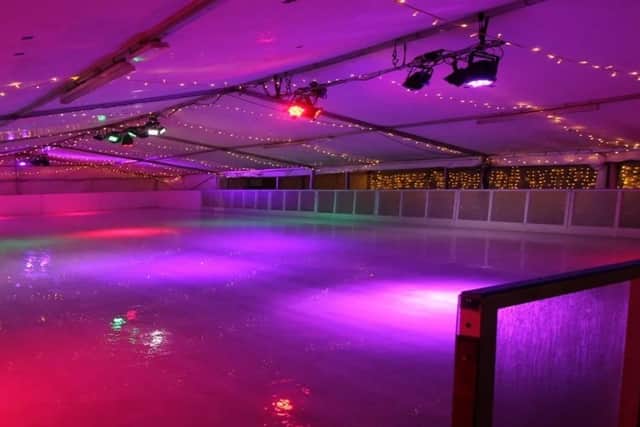 A giant ice rink will form part of a new Christmas attraction in Cathedral Square