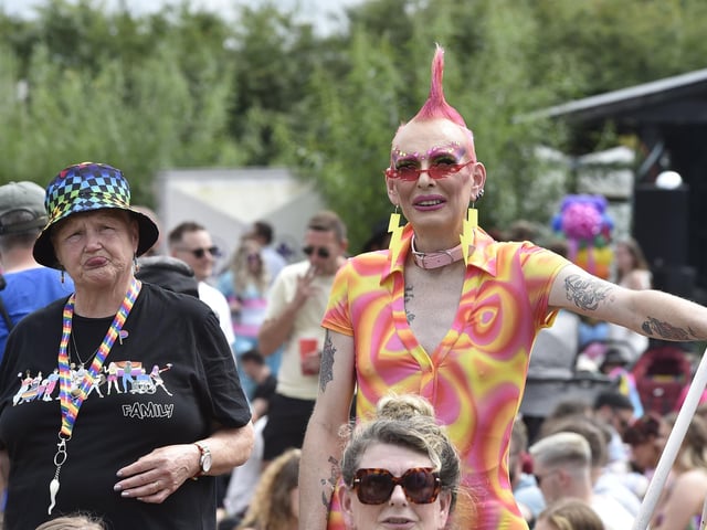Pride event at the Green Back Yard.