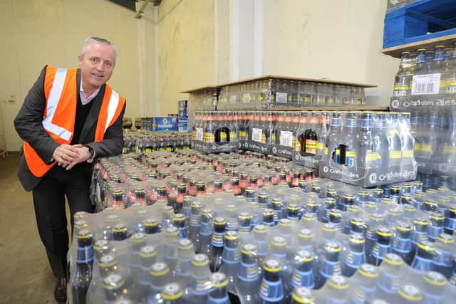 Adrian Posnett, managing firector of Oakham Ales at Woodston, Peterborough.