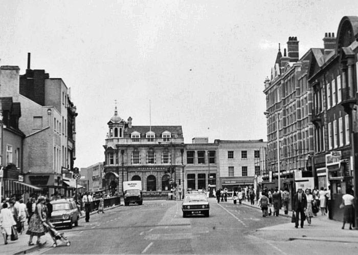 A nice shot of a pre-pedestrianised Long Causeway, most likely from the early 1980s (image: Peterborough Images Archive)