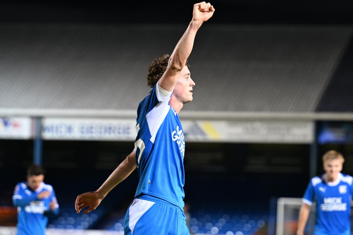 Peterborough United's players enjoyed an easy evening in the opening match ...