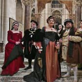 Meet Katharine of Aragon and Henry VIII re-enactors at Peterborough Cathedral