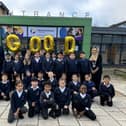 Students and staff at Gladstone Primary Academy celebrate Ofsted success