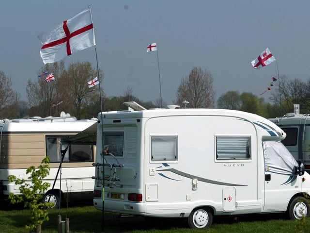 Motorhome show at the Showground in Peterborough.