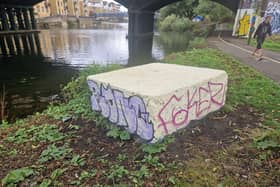 Have you ever wondered about this concrete block beneath the Nene Viaduct?