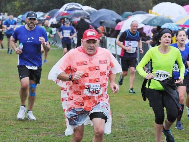 The 2018 run finished on the embankment