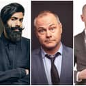 Paul Chowdhry, Jack Dee and Tom Allen - part of the local comedy offering