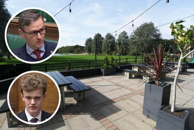 Peterborough MP Andrew Pakes, above, and North West Cambridgeshire MP Sam Carling are pressing the Home Office to end the use of the city's Dragonfly Hotel as a refuge for asylum seekers.