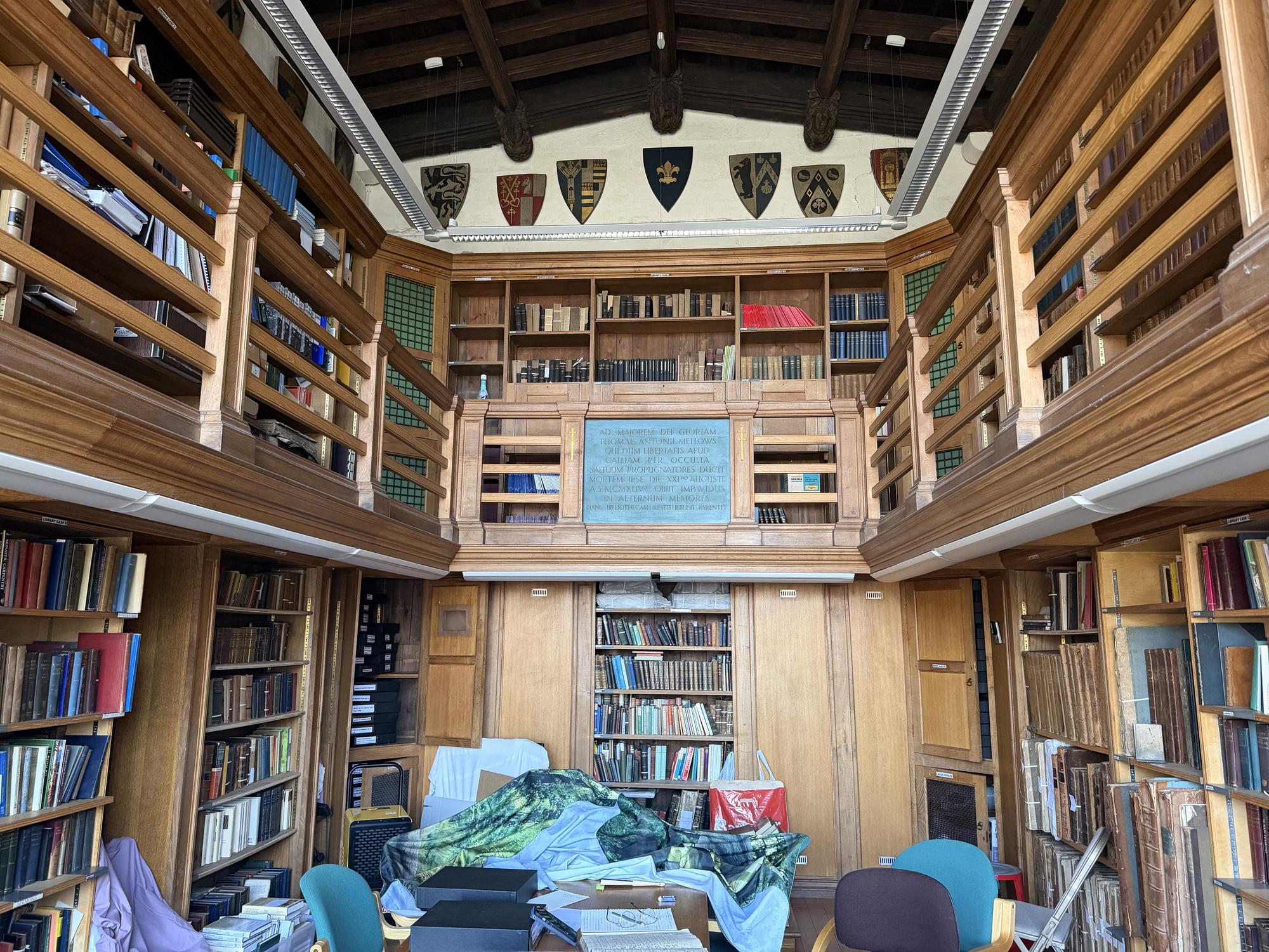 A small army of dedicated volunteers take care of the library
