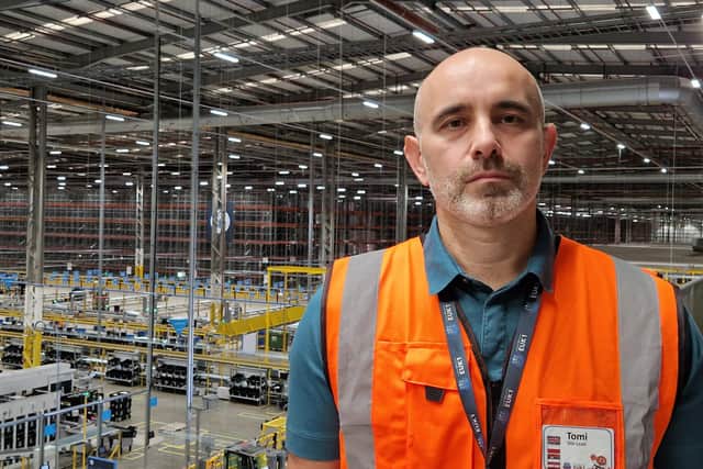 Tomislav Batinic, Site Leader for Amazon' new One Distribution Centre at Flaxley Road at Kingston Park, Peterborough